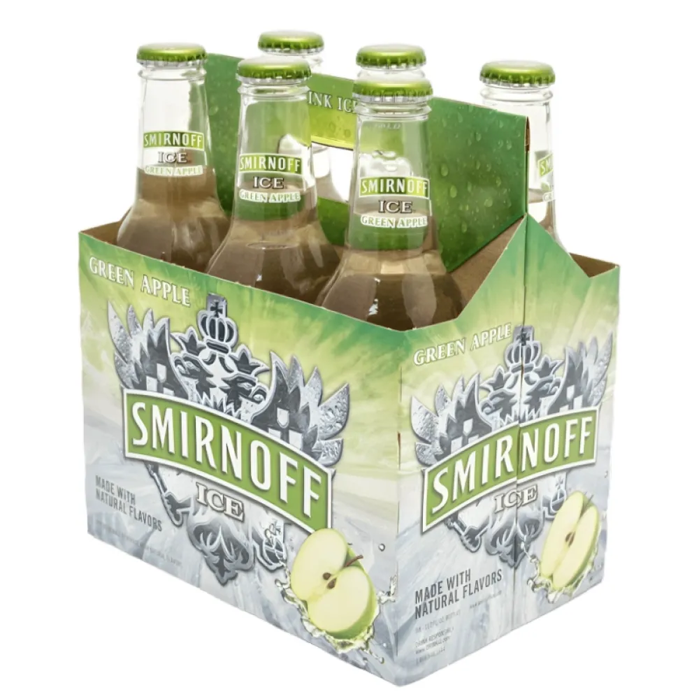Smirnoff Ice Green Apple 330ml (6-Pack Bottle)